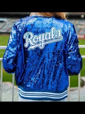 Kansas City Royals Sequin Jacket Women's XL